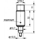 Бесконтактный выключатель ISN FF4A-32N-8-LZ