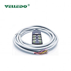 Распределительная коробка VELLEDQ M12-A3-6K5N-3.0PUR/GY