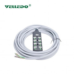 Распределительная коробка VELLEDQ M12-A3-8K4-3.0TL/GY